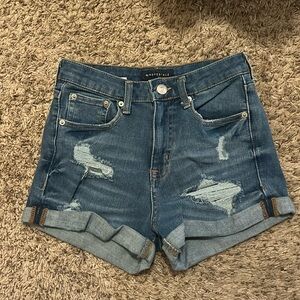 Aeropostale high rise Jean shorts